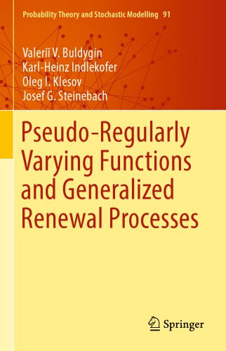 Pseudo-Regularly Varying Functions and Generalized Renewal Processes