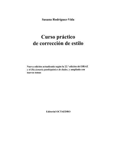 Curso practico de correccion de estilo