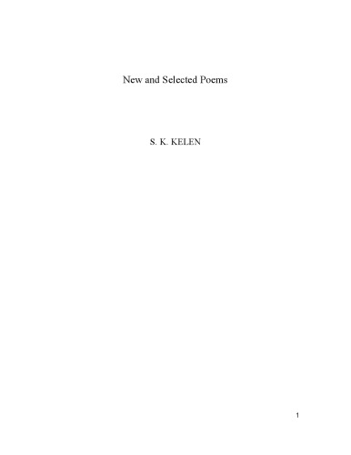 Island Earth: New and Selected Poems 1971–2012