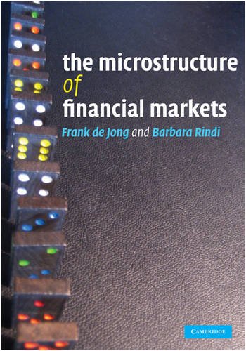 The microstructure of financial markets