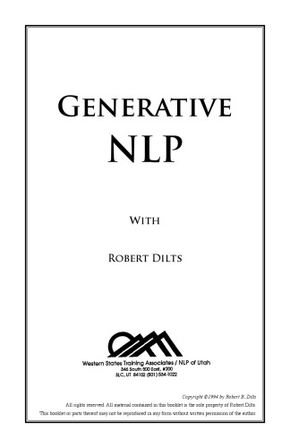 Generative NLP