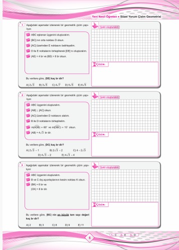 Gür Sözel Yorum Çizim Geometrisi 2017-18