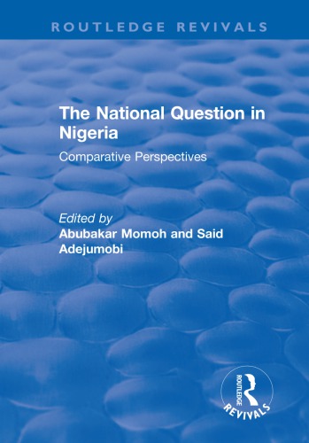 The National Question in Nigeria: Comparative Perspectives