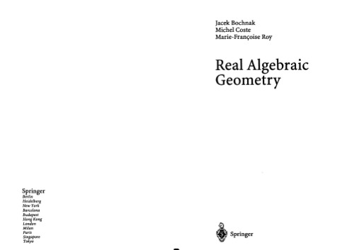 Real algebraic geometry