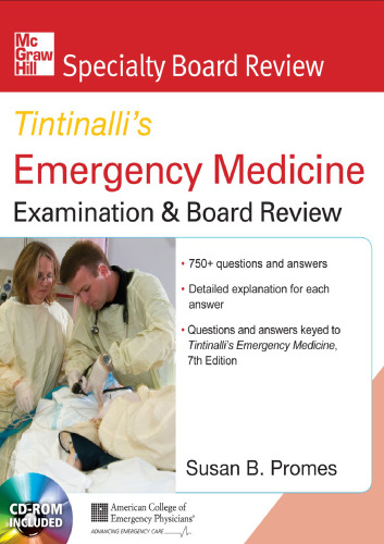 McGraw-Hill Specialty Board Review Tintinalli’s Emergency Medicine Examination and Board Review 7th Edition