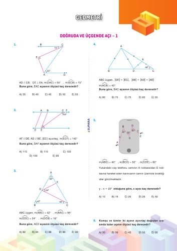 Supara TYT-AYT Geometri Test Takımı 2018-19