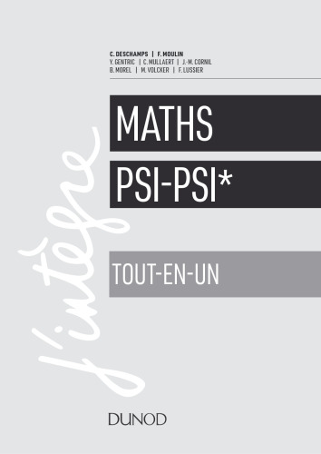 Mathematiques Tout-en-un (PSI PSI)