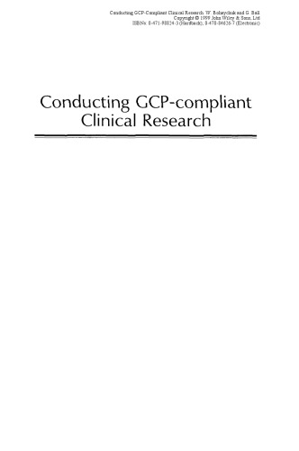 Conducting GCP-Compliant Clinical Research