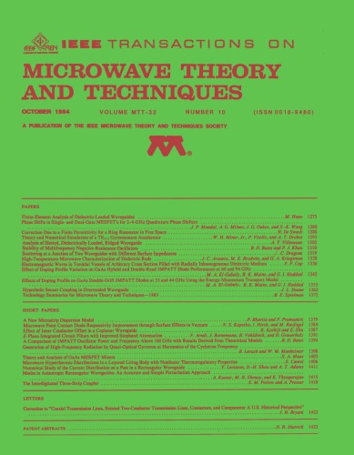 IEEE MTT-V032-I10 (1984-10)