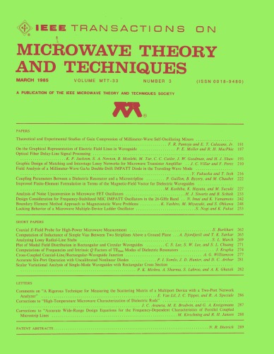 IEEE MTT-V033-I03 (1985-03)