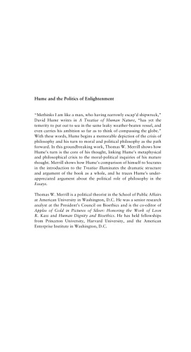 Hume and the Politics of Enlightenment