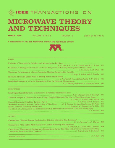 IEEE MTT-V034-I03 (1986-03)