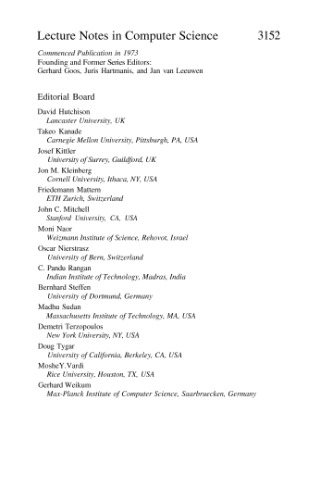 Advances in Cryptology – CRYPTO 2004: 24th Annual International Cryptology Conference, Santa Barbara, California, USA, August 15-19, 2004. Proceedings