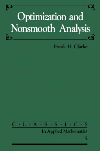 Optimization and Nonsmooth Analysis