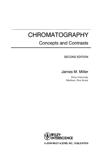 Chromatography: Concepts and contrasts