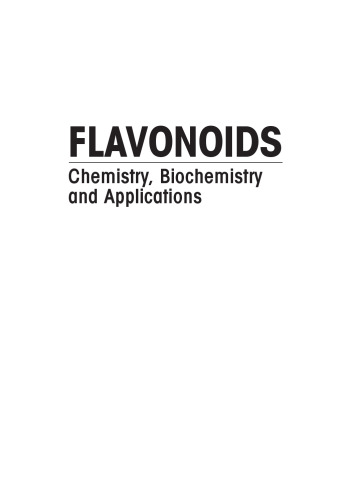 Flavonoids. Chemistry, Biochemistry and Applications