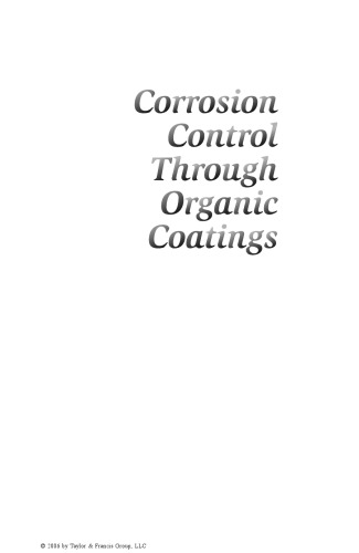 Corrosion Control Through Organic Coatings