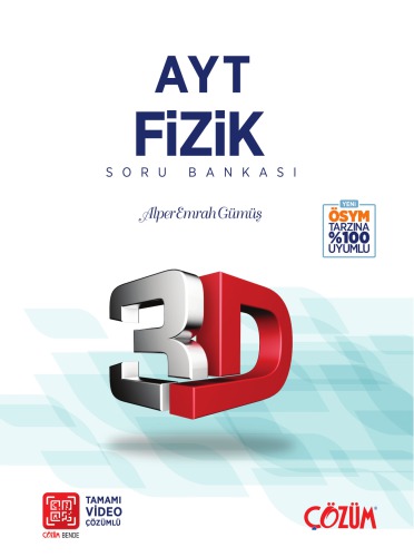 Çözüm 3D AYT Fizik Soru Bankası 2018-19