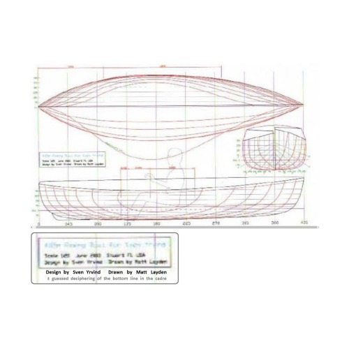 Sven Yrvind , 4 meters long , Famous Bris , Yacht  Boat Plan Plans