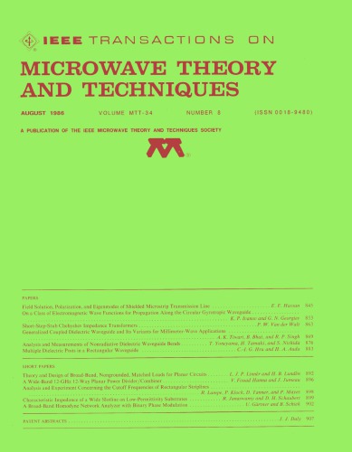 IEEE MTT-V034-I08 (1986-08)