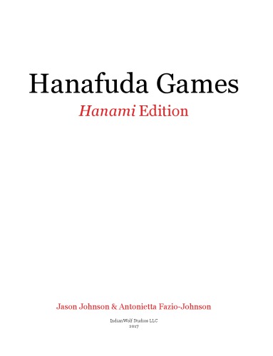 Hanafuda Games: Hanami Edition