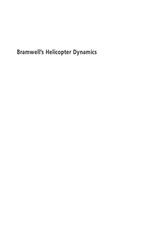 Bramwell’s Helicopter Dynamics