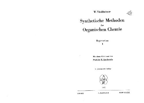 Synthetische Methoden der Organischen Chemie