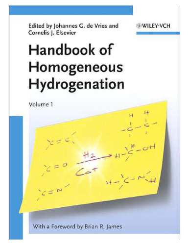 Handbook of Homogeneous Hydrogenation