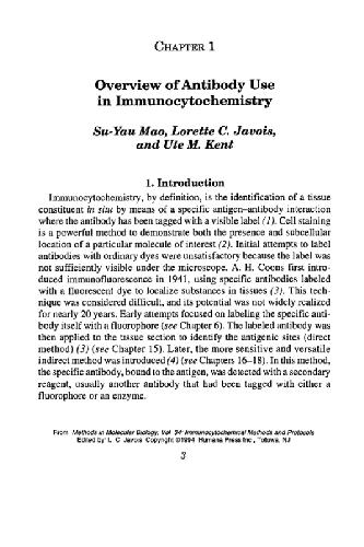 Immunocytochemical Methods and Protocols