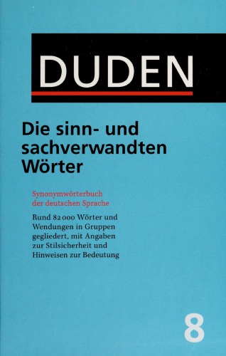 Die sinn- und sachverwandten Wörter