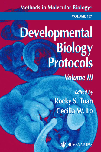 Developmental Biology Protocols