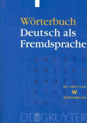 Wörterbuch - Deutsch als Fremdsprache