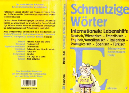 SCHMUTZIGE WÖRTER, Deutsch, Englisch, Spanisch, Französisch, Italienisch, Portugiesisch, Türkisch