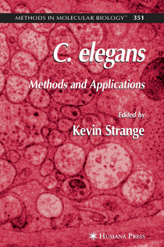 C. elegans: Methods and Applications