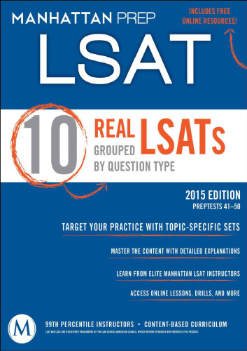 10 Real LSATs Grouped by Question Type