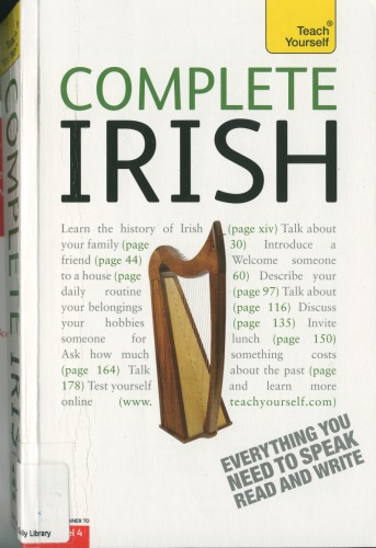 Teach Yourself Complete Irish (Audio CD 1 & 2)