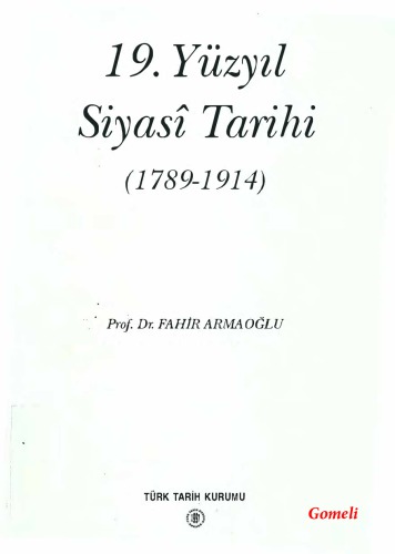 19. Yüzyıl Siyasi Tarihi 1789-1914