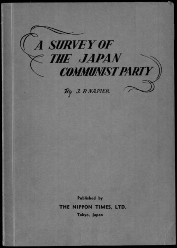 Survey of  the Japanese Communist Party