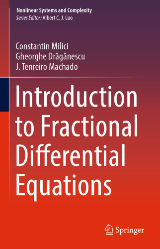 Introduction to Fractional Differential Equations