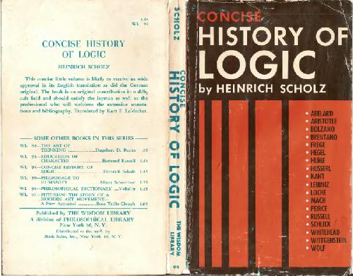 Concise History of Logic