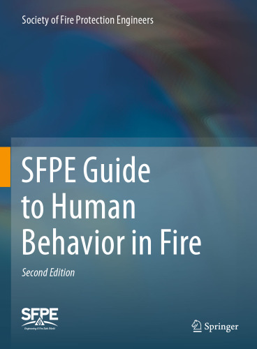 SFPE Guide to Human Behavior in Fire