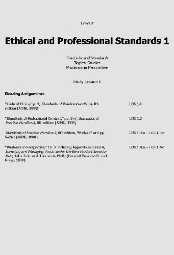 Ethical & professional Standarts