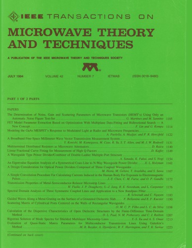 IEEE MTT-V042 -I07A (1994-07)