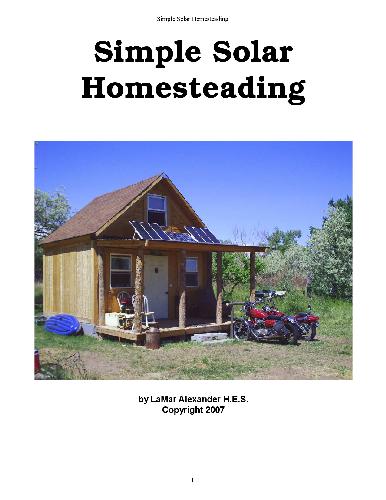 Simple Solar Homesteading Ebook