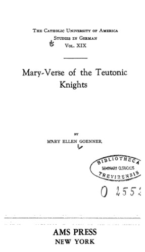 Mary-verse of the Teutonic Knights