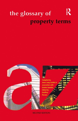 The Glossary of Property Terms.