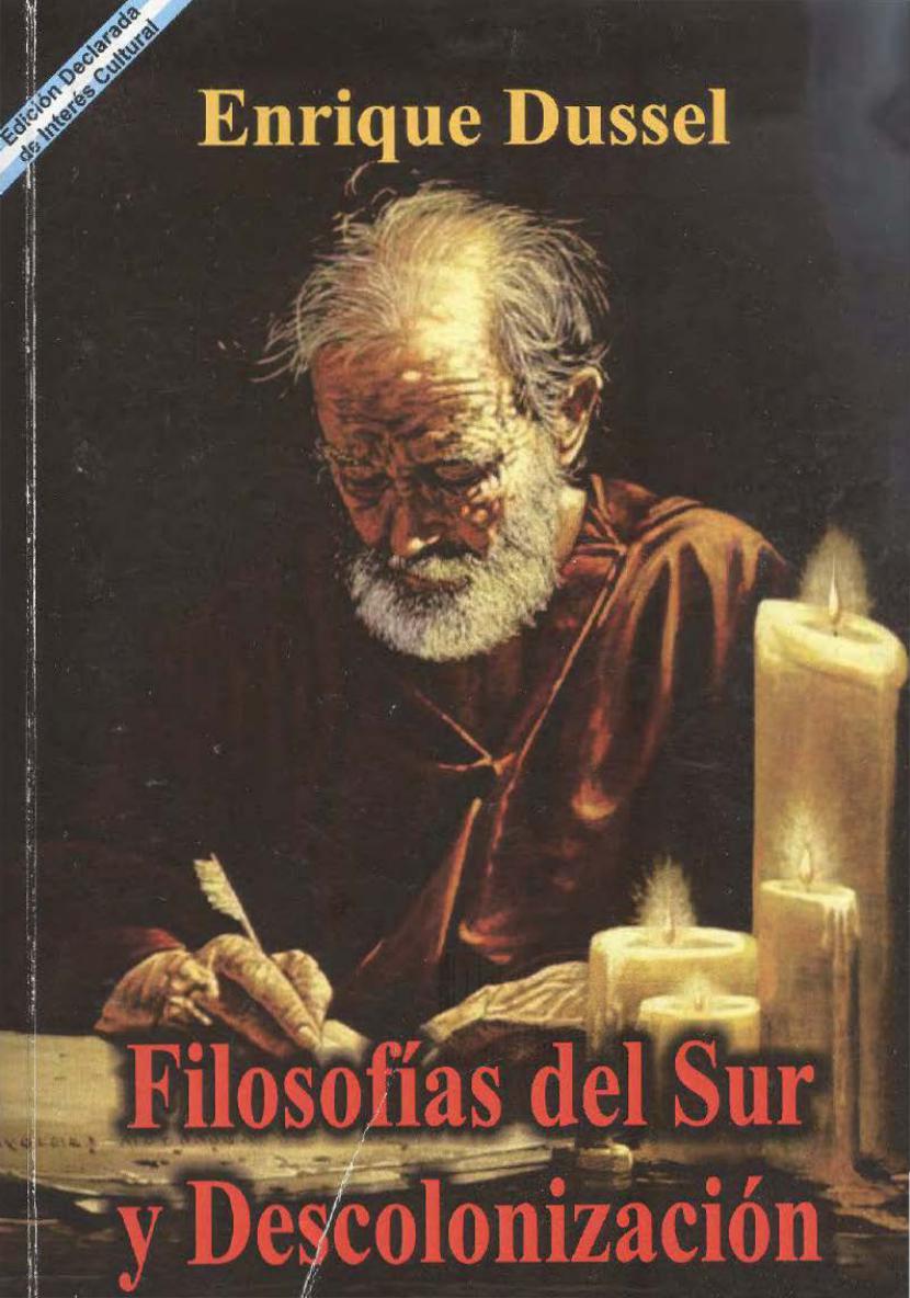 Filosofías del Sur y Descolonización