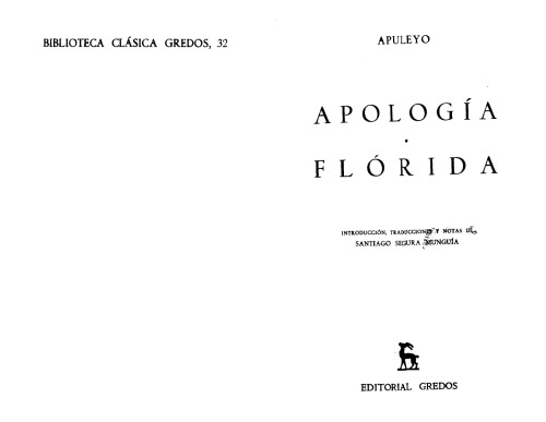 Apología. Flórida