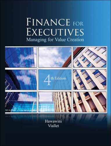 Finance for Executives: Managing for Value Creation