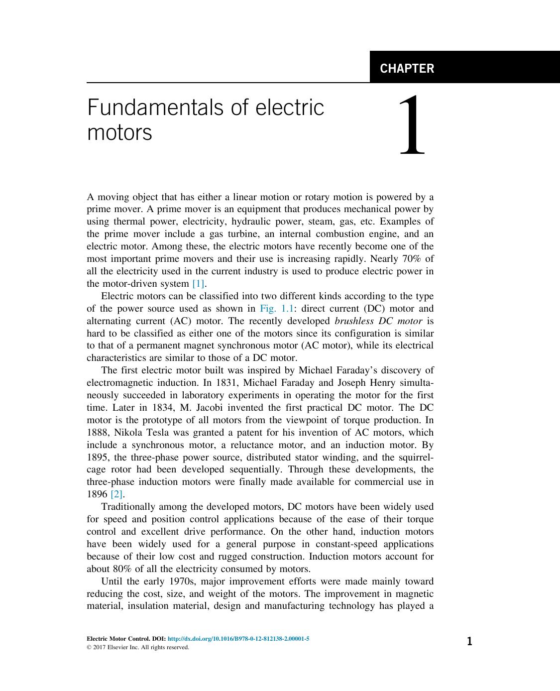 Electric Motor Control